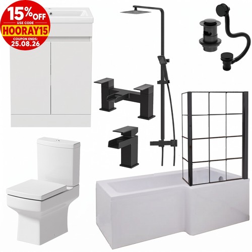 Complete bathroom suite - complete,