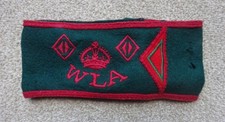 Genuine Vintage WW2 WLA Womens Land Army 2 1/2 years service Armband