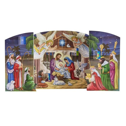 Joyful nativity standing - joyful,