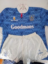 Portsmouth 1992 Mens Football Shirt And Shorts ORIGINAL