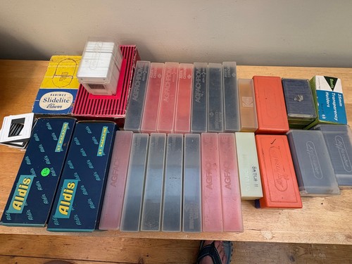 Slide projector slide cassette