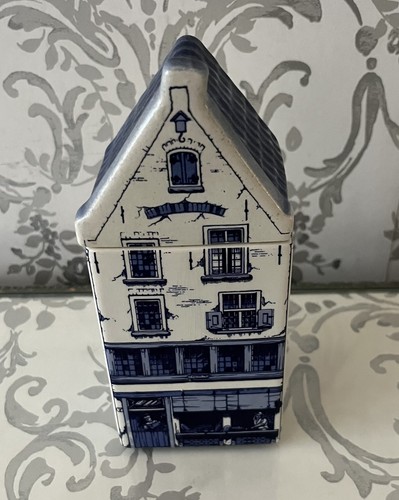 Delft blue hand painted bakery - blue, hand-painted