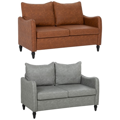 Homcom two seater - homcom, sofa,