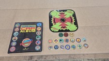 BARGAIN RARE SLAMMER WHAMMERS COLLECTERS CASE , PLAY MAT , 14 POGS 3 SLAMMERS 