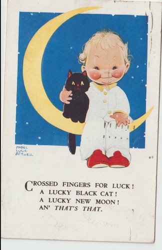 Mabel lucie attwell postcard - mabel,