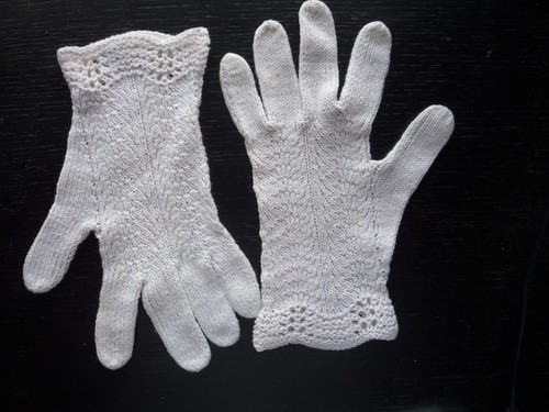 Vintage hand knitted - , cotton