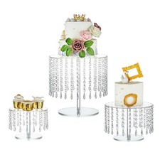 NUPTIO Acrylic Cake Stand Set