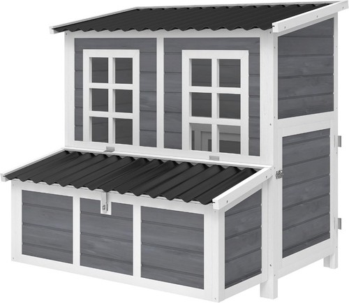 Wooden chicken coop - chicken, house