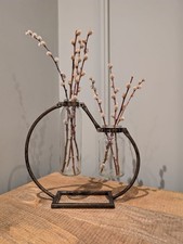 Duo rustic bottle flower - of,
