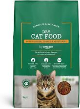 Complete Dry Cat Food with Chicken, Turkey and Vegetables, 1 pack of 3kg