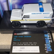 CORGI 999 RUC POLICE LAND ROVER DEFENDER CAR MODEL CC07712  1:43
