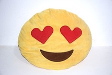 Emoji Smile Emoticon Cushion Sofa, Chair Seat Cushion L37 x W39