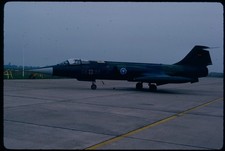 #6910 ORIGINAL K64 AIRCRAFT SLIDE: German AF Lockheed F-104G Starfighter 24+54