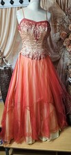 Stunning coral puffy princess - coral,