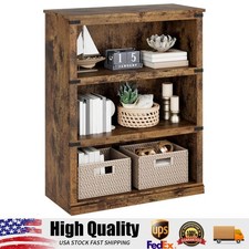 3 Tier Farmhouse Bookcase, 40"