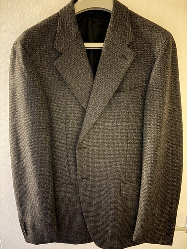 Prada suit runway dark - prada,