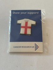 Cancer Research - England Shirt - Pin Badge
