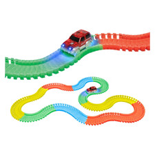2 lb. Magic Tracks Glow In The Dark Race Track w/ Light-Up Race Car 