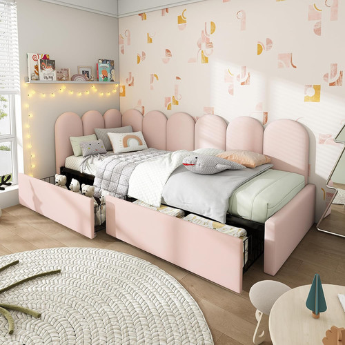 Single bed frame pink - frame, kids