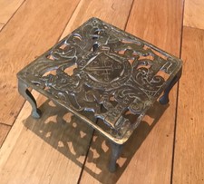 Vintage Brass Trivet Stand