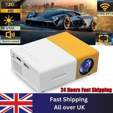 UK Portable LED Projector Native 1080P Proyector Mobile Phone Home Theater Video