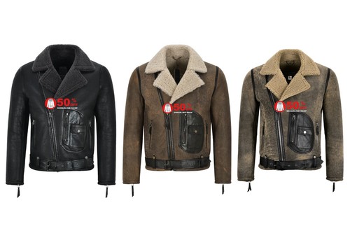 Mens raf sheepskin jacket - raf, b3