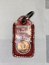  Vintage Keyring Keychain - Souvenir Of Canada - Niagra Falls - Lucky Penny