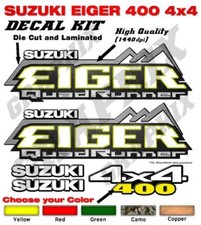Suzuki Eiger 400 4x4 OEM ATV Camo Tank decal sticker emblem King Quad QuadRunner