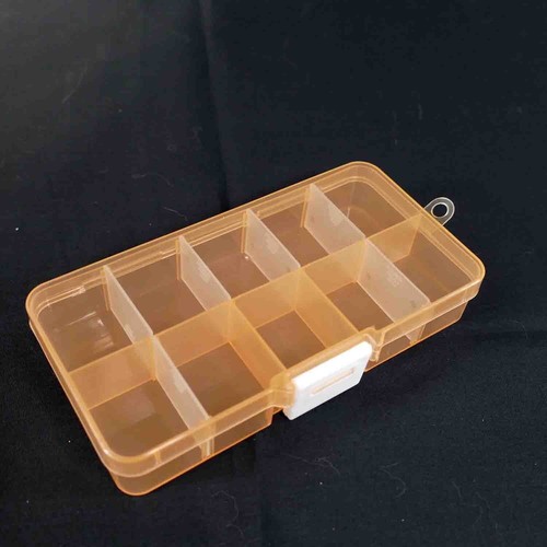 Small orange clear - orange, plastic