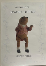 Alan Dart Jeremy Fisher toy KNITTING PATTERN Beatrix Potter 36cm tall character