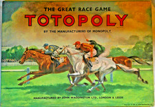 Vintage Big Box Totopoly Board Game Complete VGC with very slight wear to Box