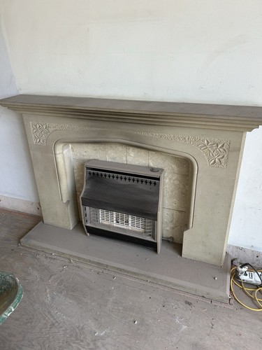 Stone fire surround - fire,