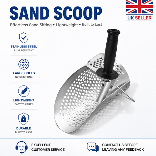 Metal detector sand - detector, scoop