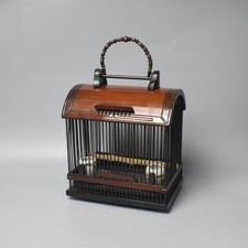 Bamboo Bird Cage Wood Display