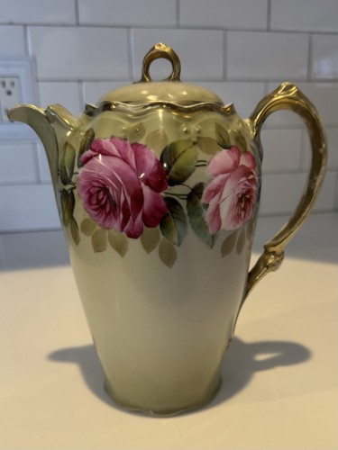 Antique porcelain teapot zeh - porcelain,
