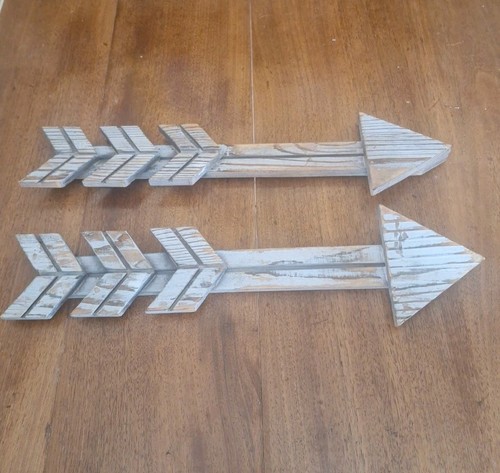 Rustic wooden arrow home wall - rustic,