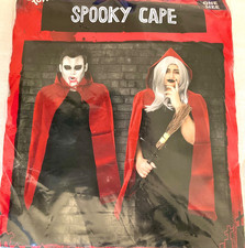 Red vinyl Hooded Cape Cloak