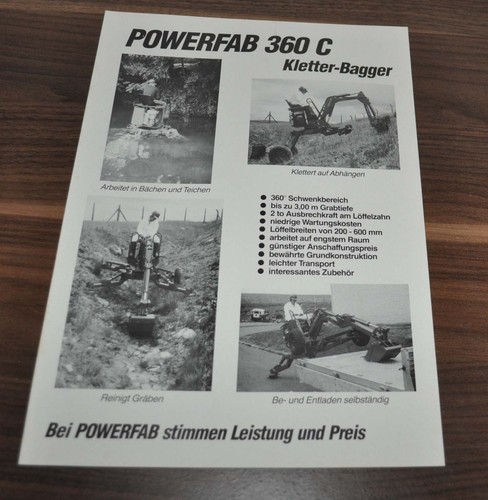 Powerfab 360 kompakt bagger - powerfab,