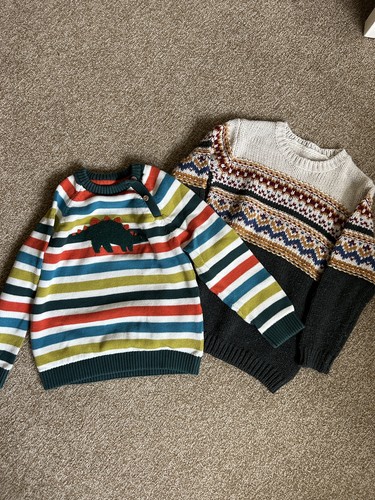 Boys jumpers dinosaur - boys, x2
