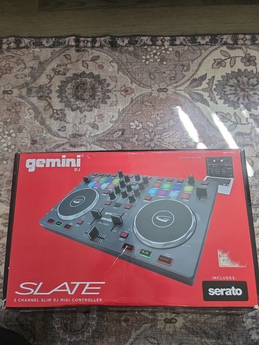 Gemini slate channel slim dj - slate, 2-channel