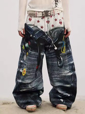 Y2K Sublimation Print Baggy