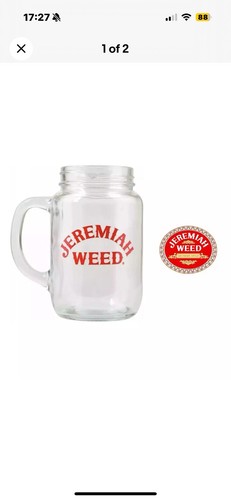 Jeremiah weed jar - jar, glass