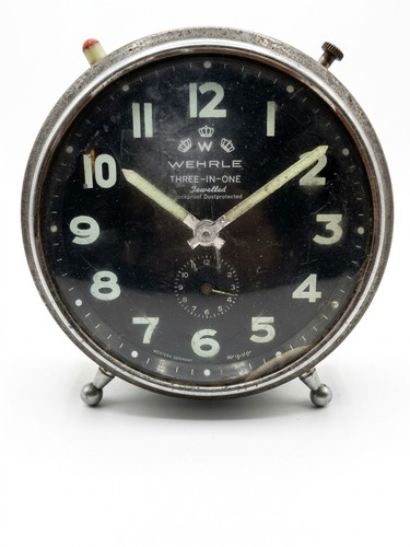 Vintage wehrle alarm clock - wehrle,