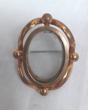Victorian Gold-Tone Mourning