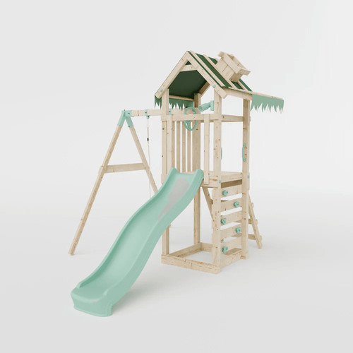 Climbing frame with single - climbing,