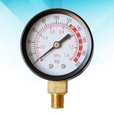  Air Compressor Accessories Npt Pressure Gauge Measuring Tool Commercial Gauges