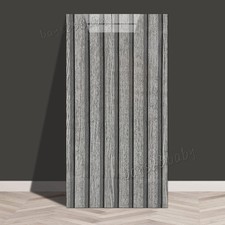 60PACK 3D Tile Wallpaper Wooden Wall Sticker Self-adhesive Waterproof Foam Panel