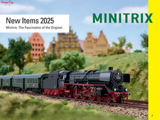 Minitrix New Items Leaflet 2025 N Gauge