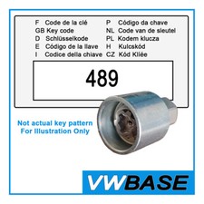 For TOYOTA Security Master Locking Wheel Nut Key 489 V LWNK BOLT SCREW CAP OEM