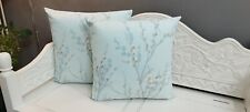 HANDMADE cushion cover Use Laura Ashley pussy willow duck egg  Fabric flora 